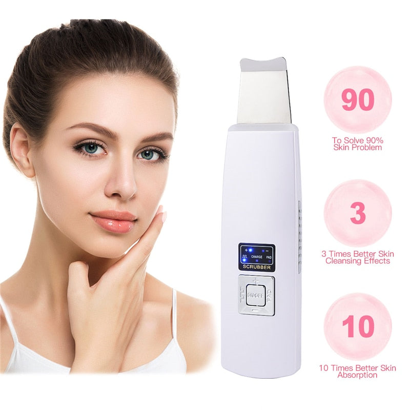 Ultrasonic Deep Facial Skin Scrubber