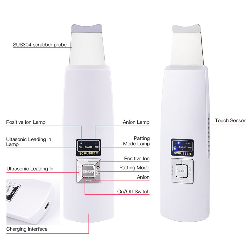 Ultrasonic Deep Facial Skin Scrubber
