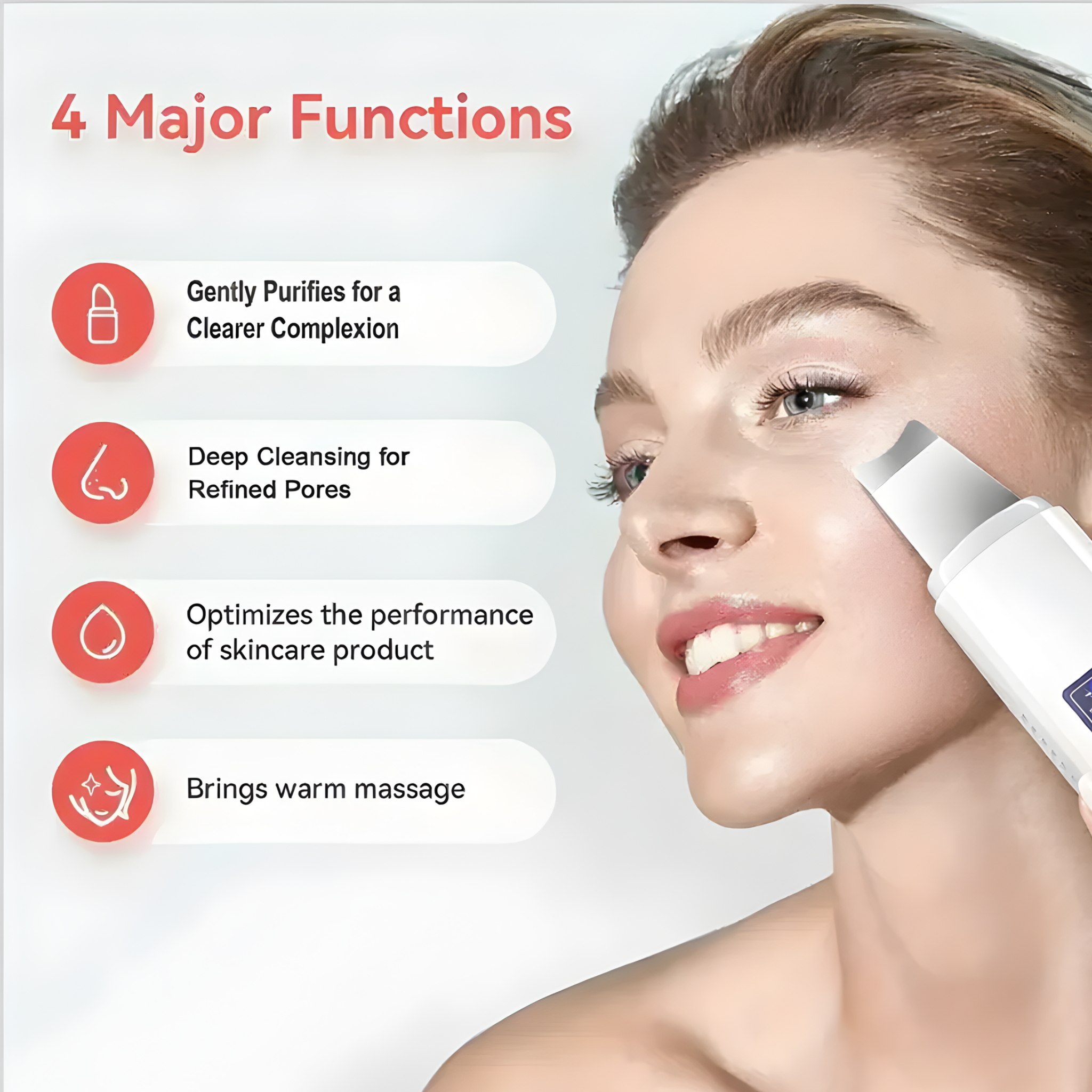 Ultrasonic Deep Facial Skin Scrubber